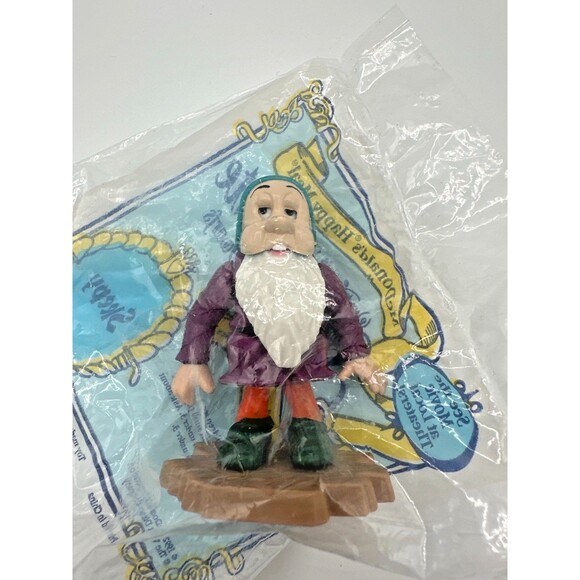 Disney 1992 McDonald’s Happy Meal Toy – Snow White Sleepy Dwarf (Sealed) - Picture 3 of 9